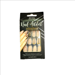 Ardell Professional Nail Addict square medium pink with accent artificial nails